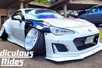 Subaru BRZ độ gầm "lết đất", góc bánh xe âm độ như muốn... ngã