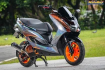Cận cảnh xe ga Yamaha SMAX “độ khủng” 220 triệu đồng