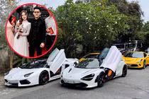 Dàn siêu xe trăm tỷ “gây sốt” tại lễ đính hôn Tống Đông Khuê