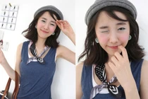 Phối đồ với khăn mùa hè giúp nàng duyên dáng hơn