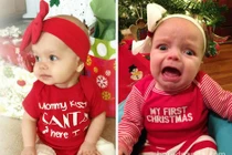 Sự thật sau những bức ảnh Giáng sinh tuyệt đẹp của bé
