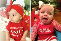 Sự thật sau những bức ảnh Giáng sinh tuyệt đẹp của bé