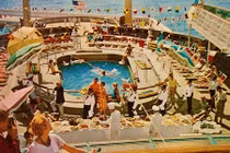 Dịch vụ xa xỉ gây choáng trong siêu du thuyền thời xưa