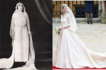 12 váy cưới nổi tiếng nhất của các cô dâu Hoàng gia 