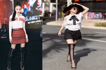 Ngắm sao Việt làm duyên với mốt boot cao buộc dây 
