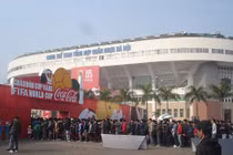 Dân Thủ đô xếp hàng dài diện kiến Cúp vàng World Cup