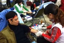 Thu gần 8.500 đơn vị máu phục vụ Tết Nguyên đán