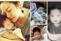 Con trai Nhật Kim Anh giống bố hồi nhỏ y như đúc