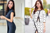 Vũ Ngọc Anh khoe vẻ đẹp kiêu sa trên phố Hà Nội