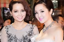 HH Giáng My đẹp lộng lẫy bên diễn viên Mai Thu Huyền