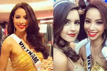 Phạm Hương đọ sắc đương kim Hoa hậu Hoàn vũ Thế giới