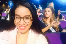 Phạm Hương rạng rỡ tại tổng duyệt chung kết Miss Universe