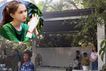 Người mẫu Ngọc Trinh lặng lẽ đi viếng mộ mẹ ruột