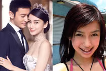 Nhan sắc thời răng hô, mũi tẹt của vợ Huỳnh Hiểu Minh