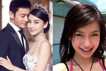 Nhan sắc thời răng hô, mũi tẹt của vợ Huỳnh Hiểu Minh