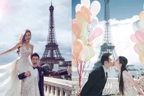 Lộ ảnh cưới tuyệt đẹp của Huỳnh Hiểu Minh và Angela Baby