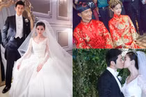 Ngắm Angelababy xinh đẹp rạng rỡ trong đám cưới cổ tích