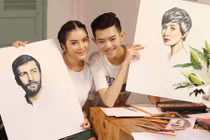 Lý Nhã Kỳ mời họa sĩ teen vẽ Xa Thi Mạn