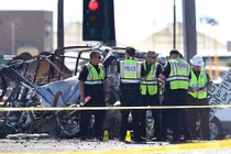 Hiện trường vụ tai nạn tàu hỏa thảm khốc ở Mỹ