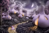 Mãn nhãn với thế giới sống động làm từ...thực phẩm