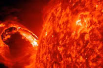 Hình ảnh Mặt Trời nhìn từ trạm vũ trụ NASA