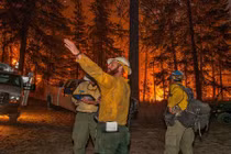 Hình ảnh cháy rừng dữ dội ở miền tây bắc nước Mỹ