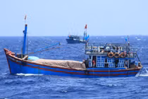 Malaysia bắt giữ 24 ngư dân cùng tàu cá Việt Nam