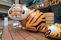 Cười nắc nẻ với dàn tượng hổ đón Xuân Nhâm Dần tại Trung Quốc