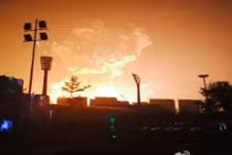 Nổ lớn rung chuyển nhà máy hóa chất Trung Quốc