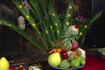 Video tư vấn xếp mâm ngũ quả hình con công