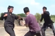 Quang Tèo lộ võ thuật đỉnh cao trong hài Tết 2015