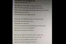 Hát chay "Hoa tím người xưa" gây sốt dân mạng