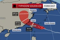 Siêu bão Soudelor càn quét Đài Loan