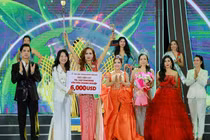 Vương Thị Hương đăng quang Hoa hậu Doanh nhân Trái đất 2024