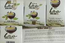 Trà giảm cân Hoa Sâm Đất chứa chất cấm gây đột quỵ, suy gan thận