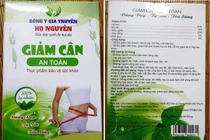 Sẽ thu hồi toàn quốc thuốc giảm cân Đông y gia truyền họ Nguyễn