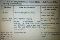 Khẩn trương thu hồi thuốc cốm Acigmentin của Công ty dược Minh Hải