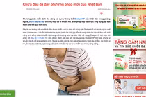 Dược phẩm Đông Đô liên tiếp sai phạm quảng cáo TPCN là thuốc