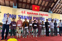 Chủ tịch VUSTA Phan Xuân Dũng dự Lễ Khánh thành Đình Thanh Phước