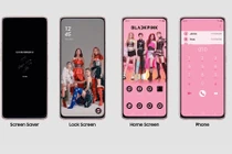 Cận cảnh Galaxy A80 phiên bản Black Pink khiến fan cuồng ngây ngất