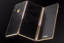 Ngắm iPhone độ màn hình gập theo phong cách Samsung Galaxy Fold