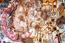 Tìm thấy bức tranh cổ, mô tả chi tiết lạ 1.500 năm trước