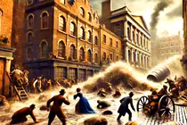 'Trận lũ bia' càn quét London, sóng cao 5m, 8 người mất mạng 