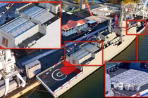 Tàu khu trục mới Triều Tiên có bệ phóng tên lửa đạn đạo