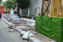 TP HCM: Công trình cải tạo vỉa hè đường Phan Đăng Lưu đang thi công ra sao?