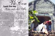 Bà mẹ đơn thân chụp ảnh cưới với con trai