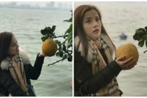 Chân dung cô nàng dễ thương lỡ tay làm rụng bưởi trên chùa