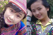 Thiếu nữ khoe sắc trong trang phục dân tộc