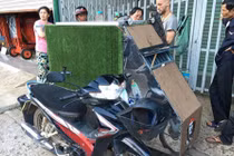 Phượt thủ Đức mang “ngôi nhà” trên xe máy đã tới VN