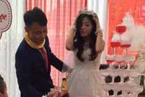 Sự thật đằng sau đám cưới chú rể đeo vàng trĩu cổ